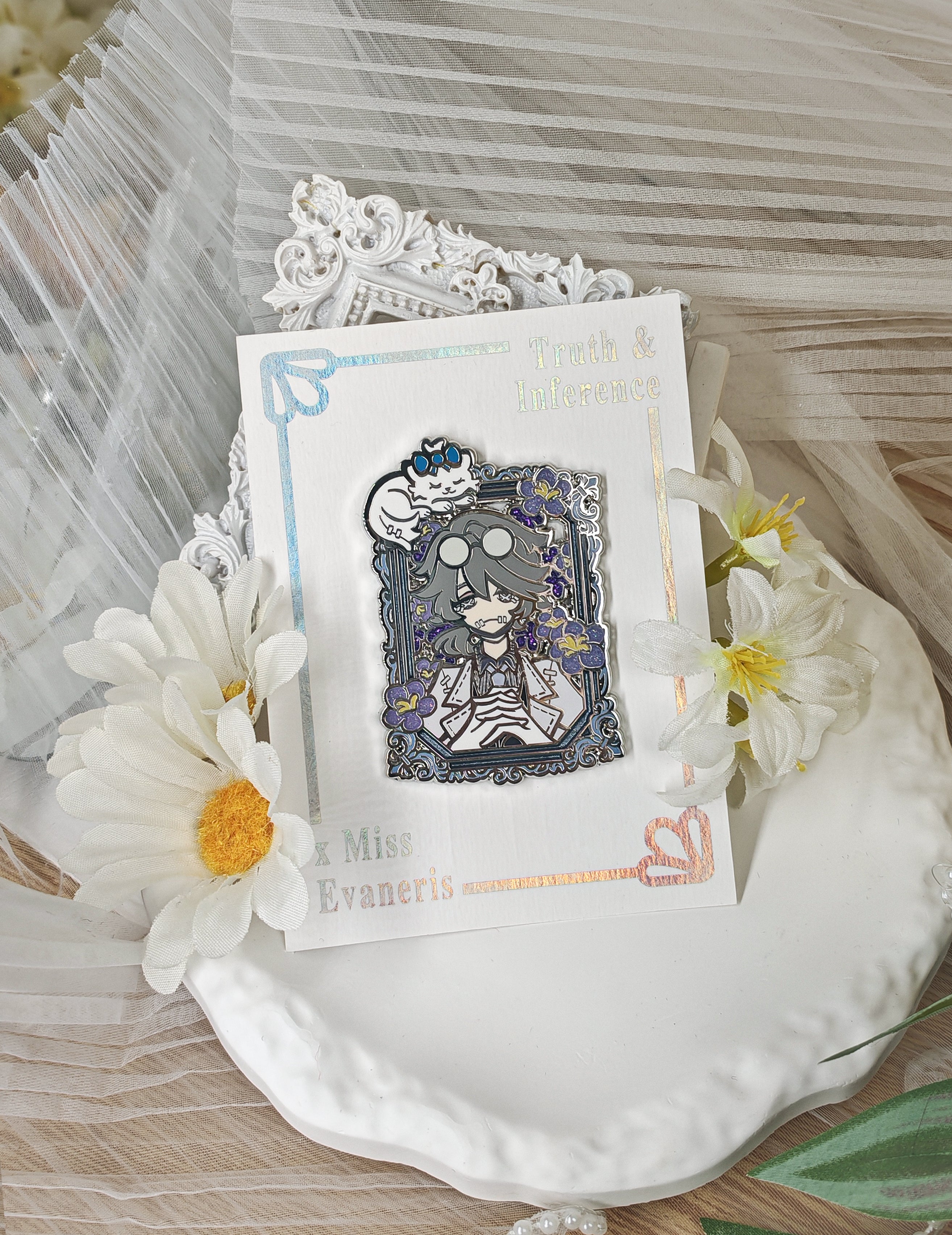 IDV Truth & Inference Gatto Hard Enamel Pin