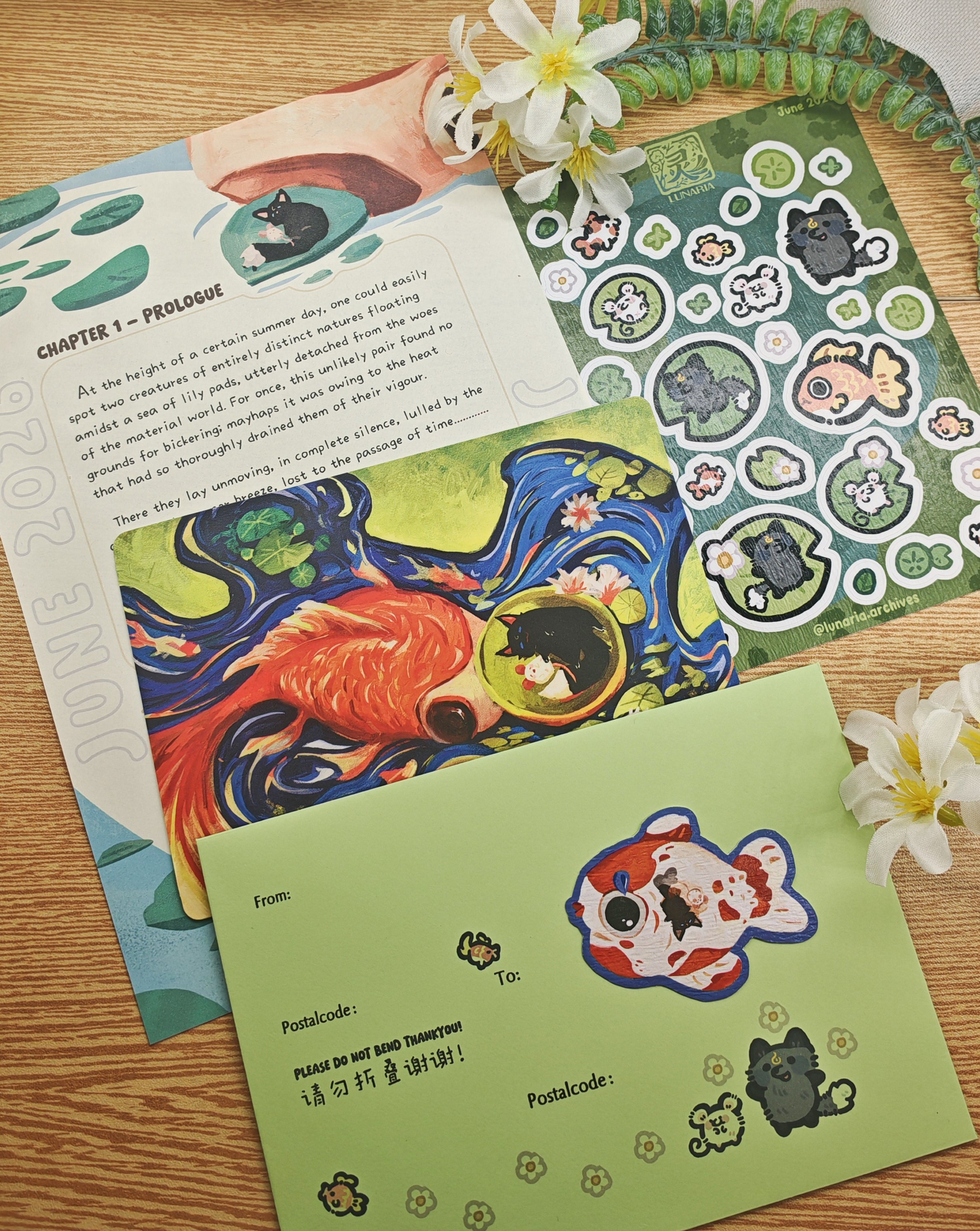 Lunaria Original - June 2026 Snail Mail set