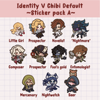 Identity V Chibi Default Sticker pack