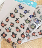 Final Fantasy XIV Job class epoxy sticker sheet